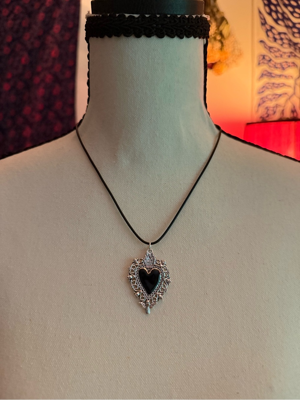 Gothic Heart Necklace